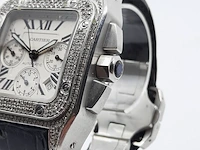 Heren polshorloge, cartier, santos 100, 2740 - afbeelding 2 van  33