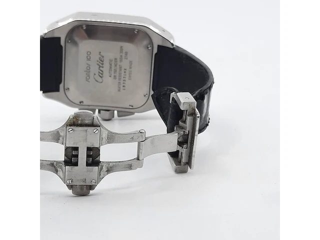Heren polshorloge, cartier, santos 100, 2740 - afbeelding 6 van  33