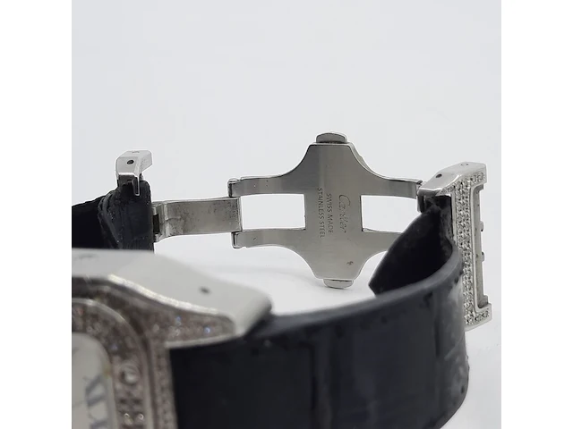 Heren polshorloge, cartier, santos 100, 2740 - afbeelding 7 van  33