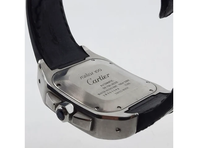 Heren polshorloge, cartier, santos 100, 2740 - afbeelding 15 van  33