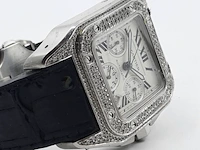 Heren polshorloge, cartier, santos 100, 2740 - afbeelding 22 van  33