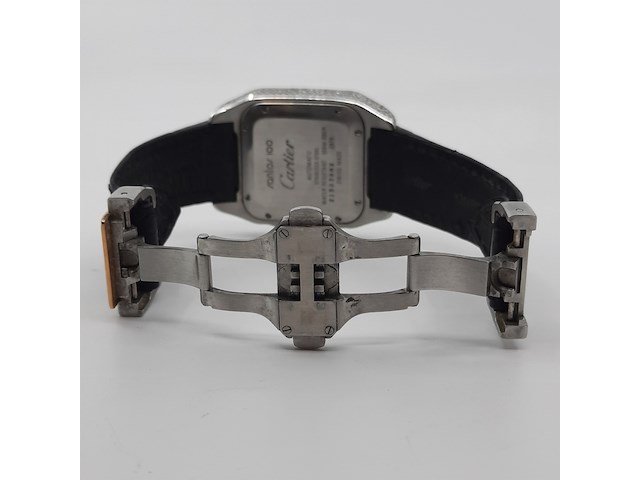 Heren polshorloge, cartier, santos 100, 2878 - afbeelding 5 van  27