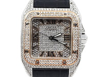 Heren polshorloge, cartier, santos 100, 2878