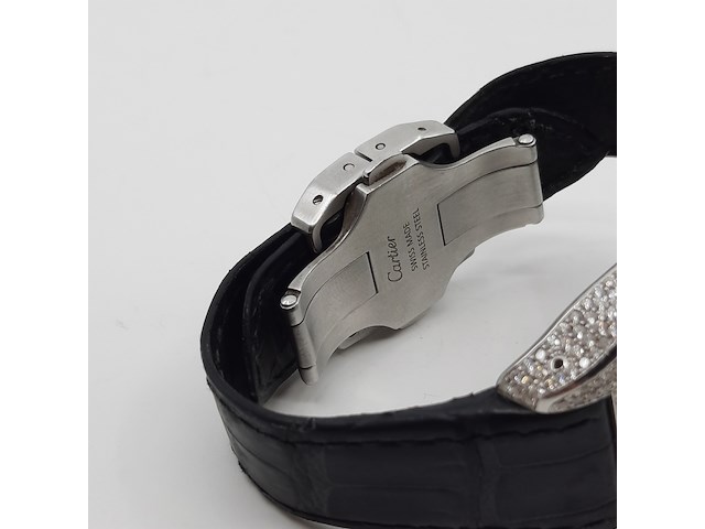 Heren polshorloge, cartier, santos 100, 2878 - afbeelding 17 van  27