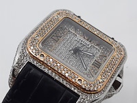 Heren polshorloge, cartier, santos 100, 2878 - afbeelding 19 van  27