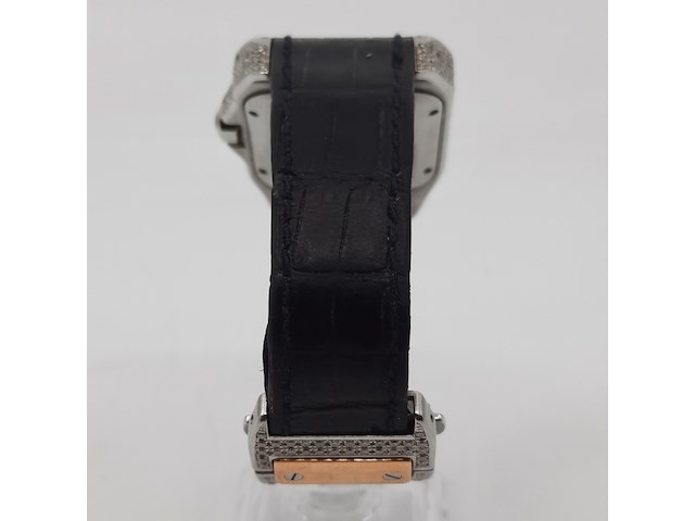 Heren polshorloge, cartier, santos 100, 2878 - afbeelding 24 van  27