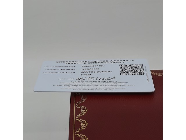 Heren polshorloge, cartier, santos dumont 4240 - afbeelding 20 van  28