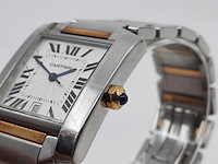 Heren polshorloge, cartier, tank française 2302 - afbeelding 3 van  27