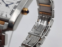 Heren polshorloge, cartier, tank française 2302 - afbeelding 4 van  27