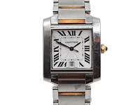 Heren polshorloge, cartier, tank française 2302 - afbeelding 1 van  27