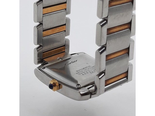 Heren polshorloge, cartier, tank française 2302 - afbeelding 13 van  27
