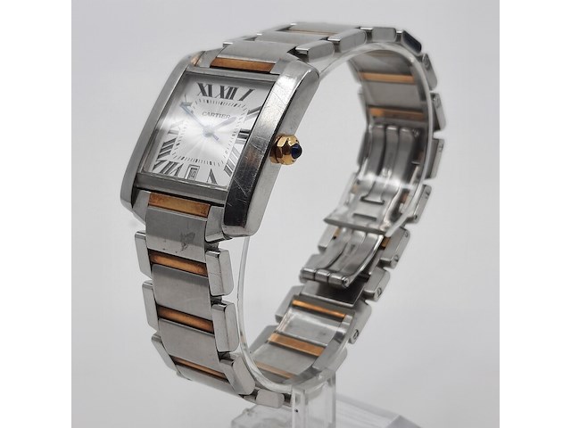 Heren polshorloge, cartier, tank française 2302 - afbeelding 21 van  27