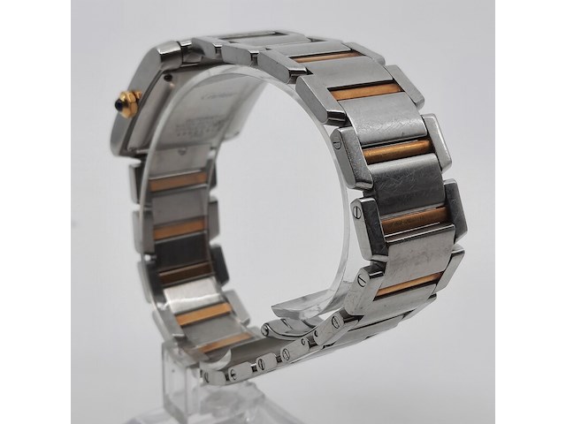 Heren polshorloge, cartier, tank française 2302 - afbeelding 23 van  27