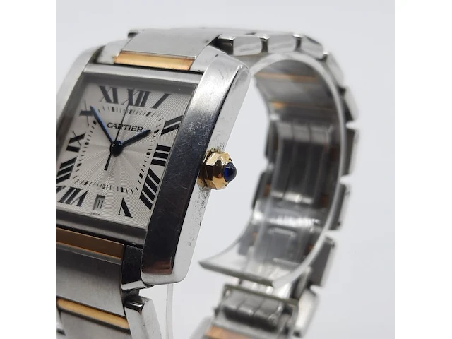 Heren polshorloge, cartier, tank française 2302 - afbeelding 2 van  29