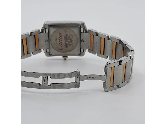 Heren polshorloge, cartier, tank française 2302 - afbeelding 6 van  29