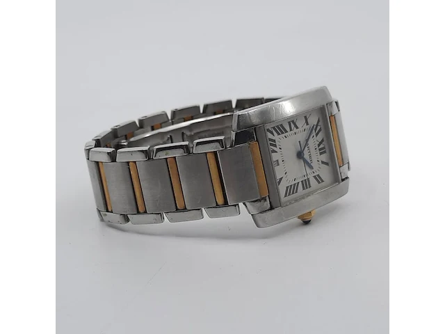 Heren polshorloge, cartier, tank française 2302 - afbeelding 10 van  29