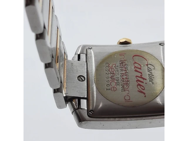 Heren polshorloge, cartier, tank française 2302 - afbeelding 20 van  29