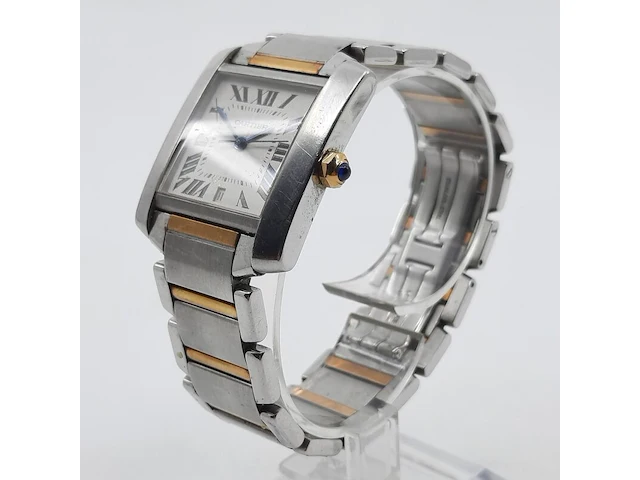 Heren polshorloge, cartier, tank française 2302 - afbeelding 12 van  29