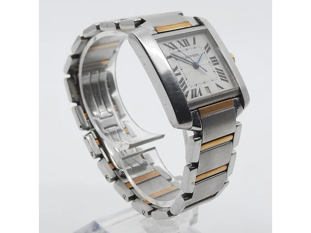 Heren polshorloge, cartier, tank française 2302 - afbeelding 28 van  29