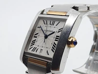 Heren polshorloge, cartier, tank française 2302 - afbeelding 29 van  29