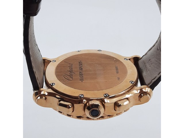 Heren polshorloge, chopard, happy sport 5x diamond - afbeelding 7 van  24