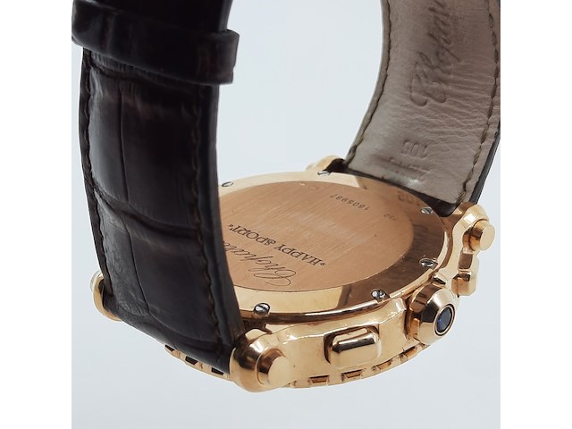 Heren polshorloge, chopard, happy sport 5x diamond - afbeelding 8 van  24