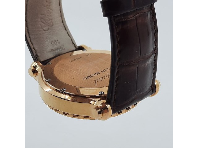 Heren polshorloge, chopard, happy sport 5x diamond - afbeelding 9 van  24