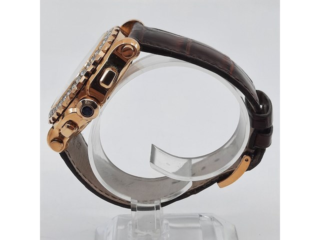 Heren polshorloge, chopard, happy sport 5x diamond - afbeelding 19 van  24