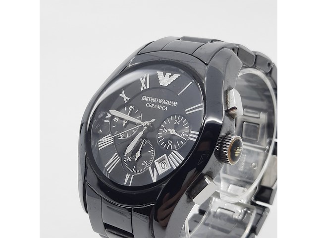 Heren polshorloge, emporio armani, ceramica, ar 1400 - afbeelding 15 van  16