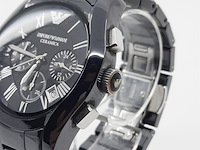 Heren polshorloge, emporio armani, ceramica, ar 1400 - afbeelding 16 van  16