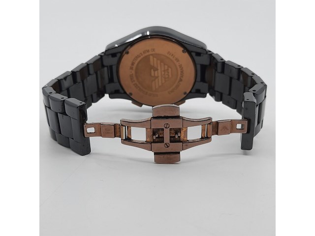 Heren polshorloge, emporio armani, ceramica ar 1410 - afbeelding 10 van  18