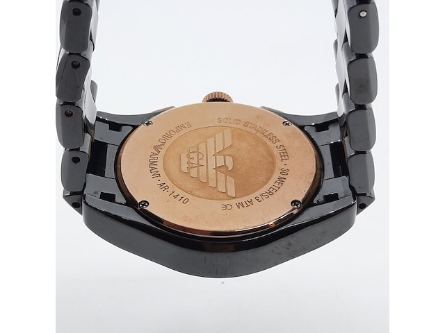 Heren polshorloge, emporio armani, ceramica ar 1410 - afbeelding 13 van  18