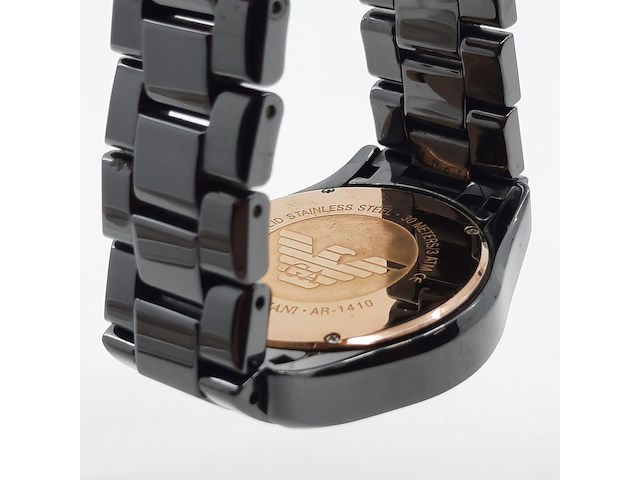 Heren polshorloge, emporio armani, ceramica ar 1410 - afbeelding 14 van  18
