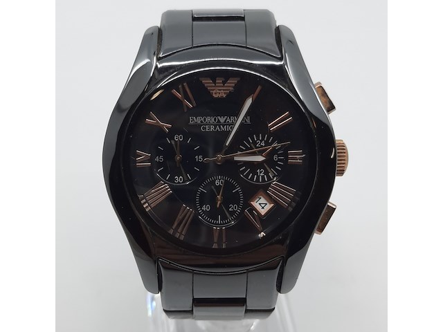 Heren polshorloge, emporio armani, ceramica ar 1410 - afbeelding 1 van  18