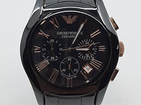 Heren polshorloge, emporio armani, ceramica ar 1410 - afbeelding 1 van  18