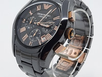 Heren polshorloge, emporio armani, ceramica ar 1410 - afbeelding 2 van  18