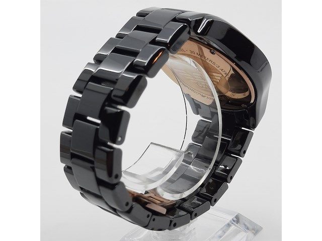 Heren polshorloge, emporio armani, ceramica ar 1410 - afbeelding 5 van  18