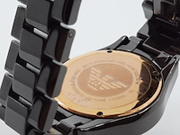 Heren polshorloge, emporio armani, ceramica, ar 1446 - afbeelding 6 van  17