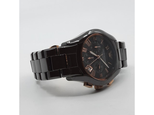 Heren polshorloge, emporio armani, ceramica, ar 1446 - afbeelding 9 van  17