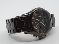 Heren polshorloge, emporio armani, ceramica, ar 1446 - afbeelding 9 van  17