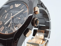 Heren polshorloge, emporio armani, ceramica, ar 1446 - afbeelding 17 van  17