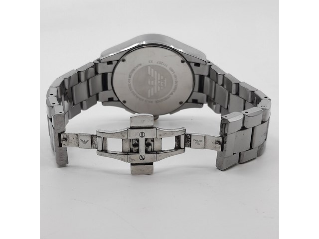 Heren polshorloge, emporio armani, ceramica, ar 1465 - afbeelding 3 van  16