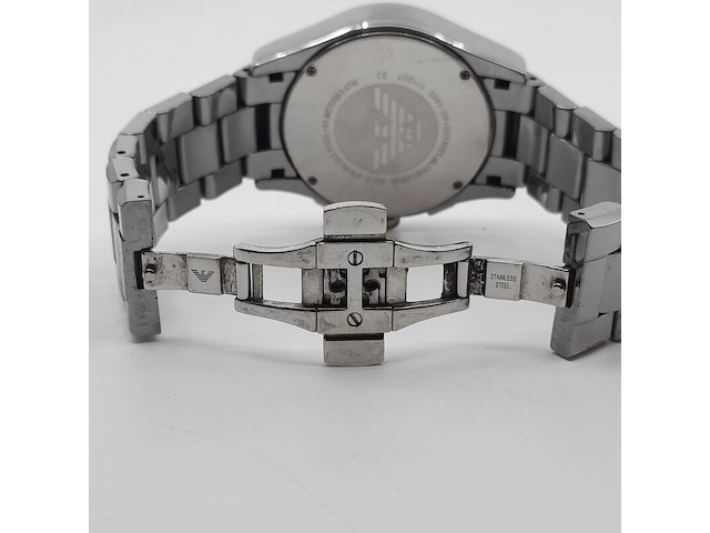 Heren polshorloge, emporio armani, ceramica, ar 1465 - afbeelding 4 van  16