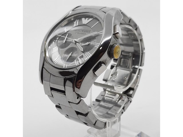Heren polshorloge, emporio armani, ceramica, ar 1465 - afbeelding 9 van  16