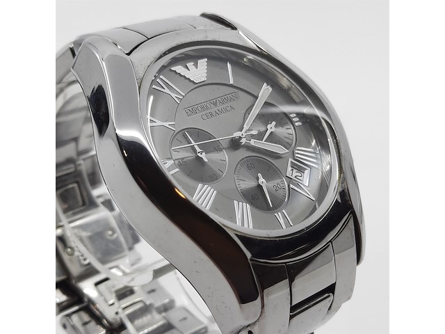 Heren polshorloge, emporio armani, ceramica, ar 1465 - afbeelding 15 van  16