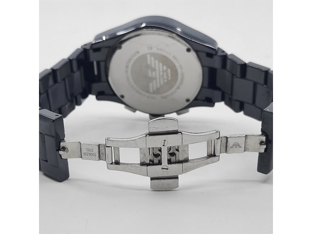 Heren polshorloge, emporio armani, ceramica, ar 1469 - afbeelding 4 van  16