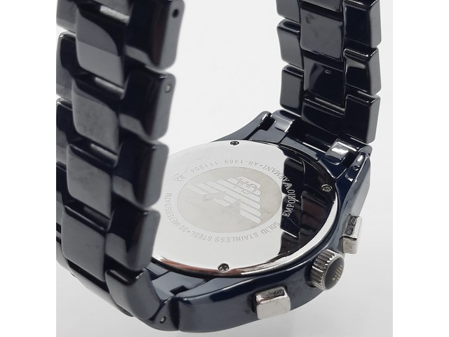 Heren polshorloge, emporio armani, ceramica, ar 1469 - afbeelding 6 van  16