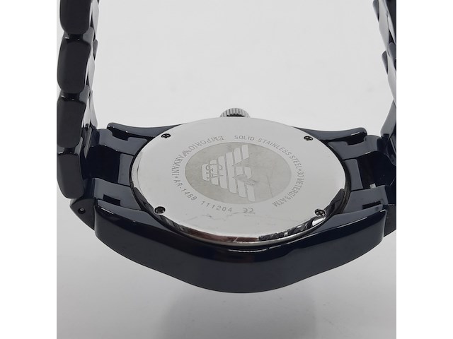 Heren polshorloge, emporio armani, ceramica, ar 1469 - afbeelding 7 van  16