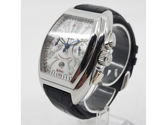 Heren polshorloge, franck muller, 8001 cc king conquestador - afbeelding 21 van  27