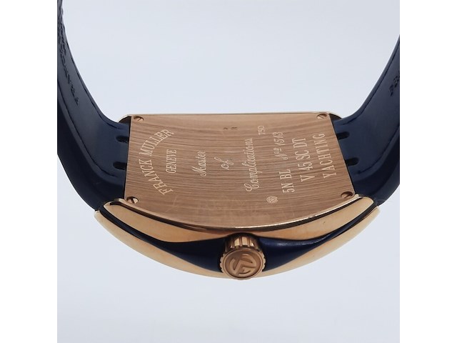 Heren polshorloge, franck muller, yachting 5n bl v45 sc dt, roségouden - afbeelding 8 van  27